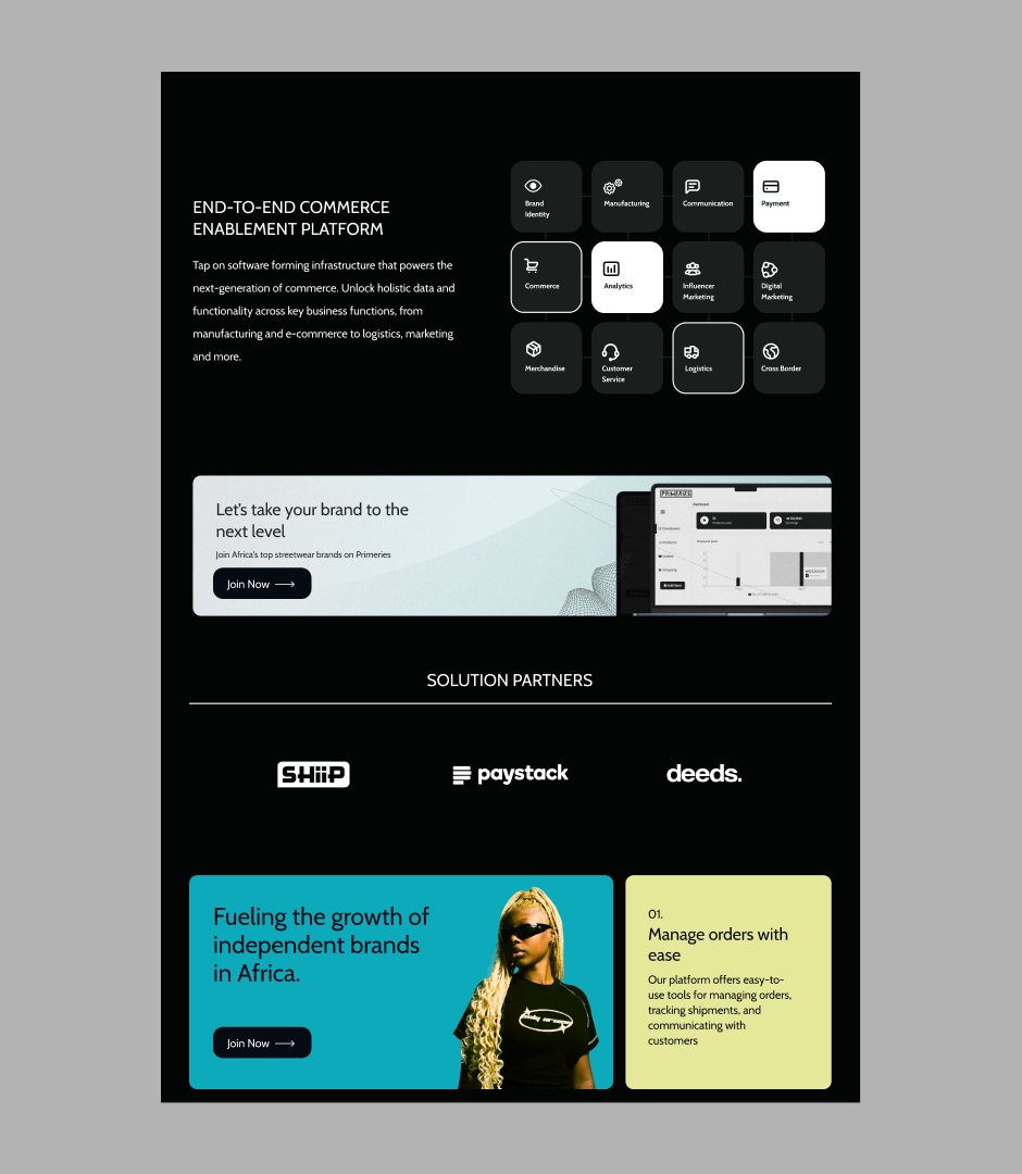 Primeries screen 1